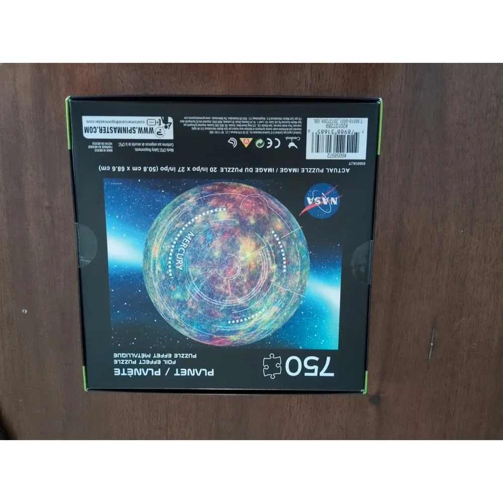 NASA Mercury Puzzle Foil Effect 750 Pieces‎ (NIB)